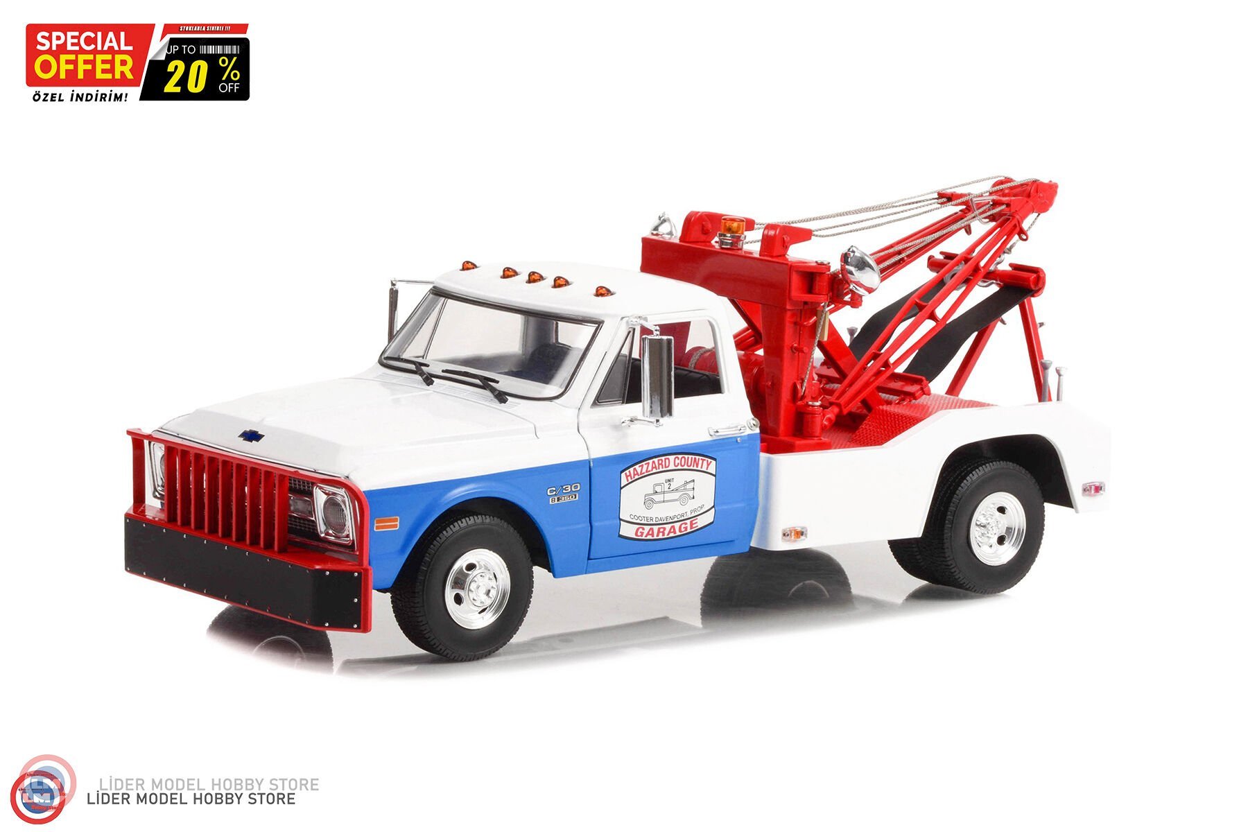 1:18 Greenlight 1969 Chevrolet C-30 Dually Wrecker