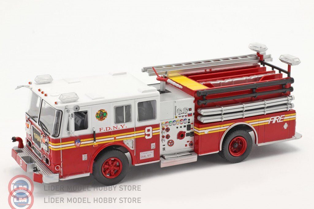 1:43 Atlas 2003 Seagrave Pumper Truck Fire Department New York Usa İtfaiye