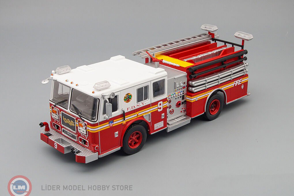 1:43 Atlas 2003 Seagrave Pumper Truck Fire Department New York Usa İtfaiye