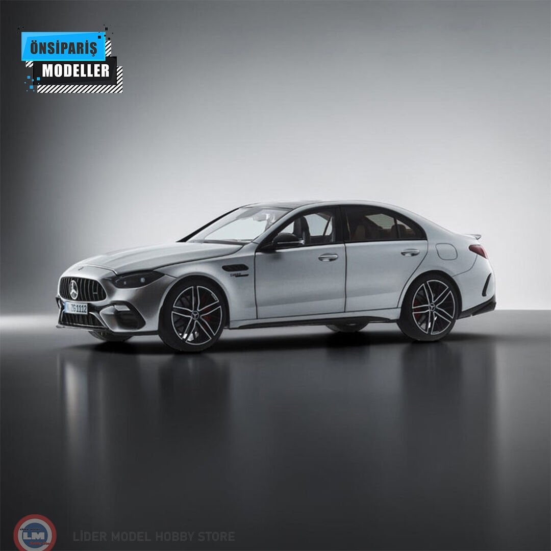 1:18 NZG 2024 Mercedes Benz C63 S E-Performance Hightech Silver
