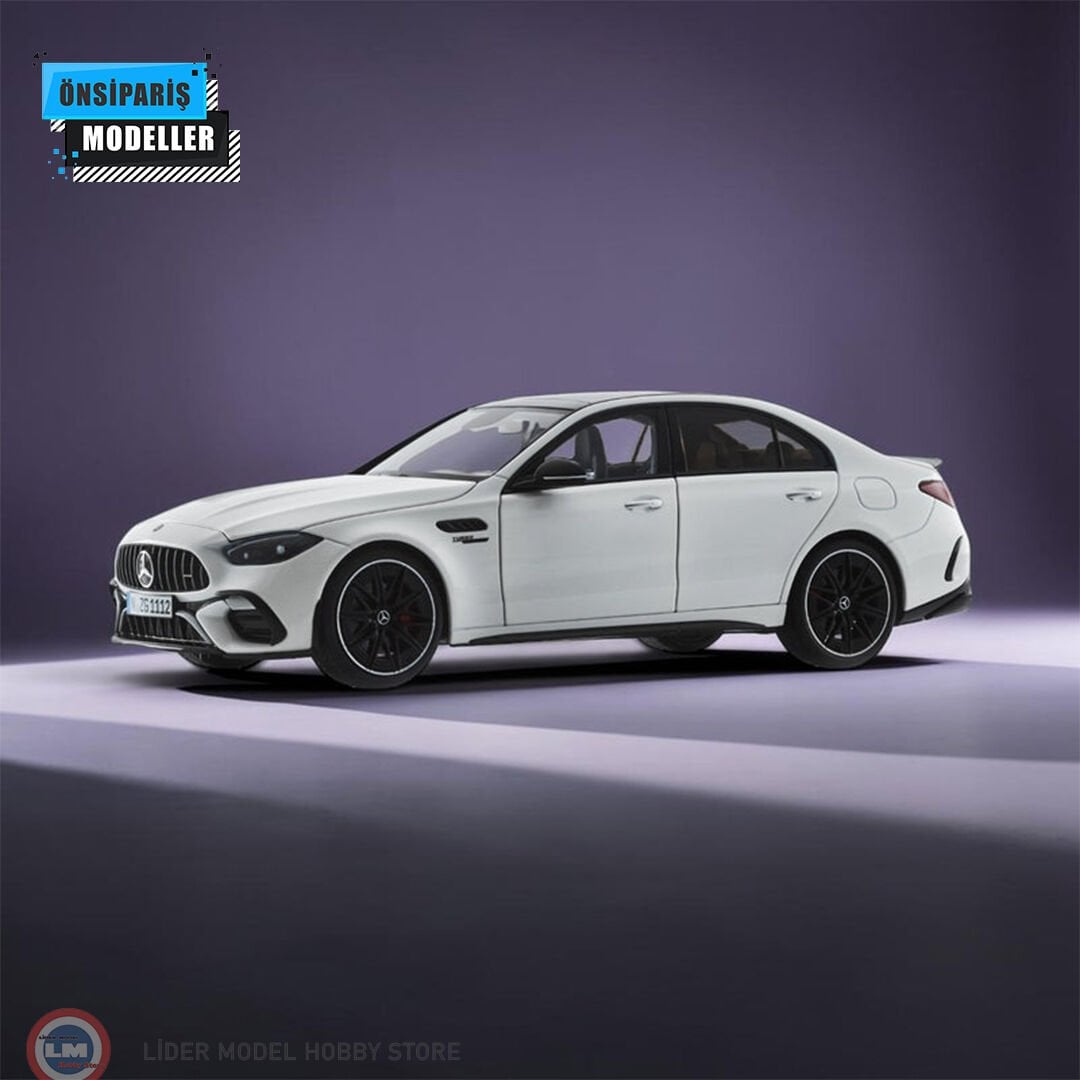 1:18 NZG 2024 Mercedes Benz C63 S E-Performance Opalith White