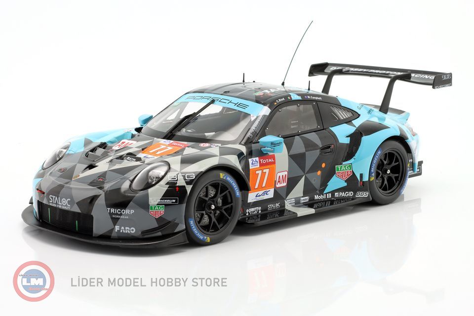 1:18 2020 Porsche 911 RSR  #77 2nd LMGTE-Am 24h LeMans
