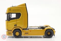 1:18 2019 Scania R-Serie Topline R500 Sattelzugmaschine Gold