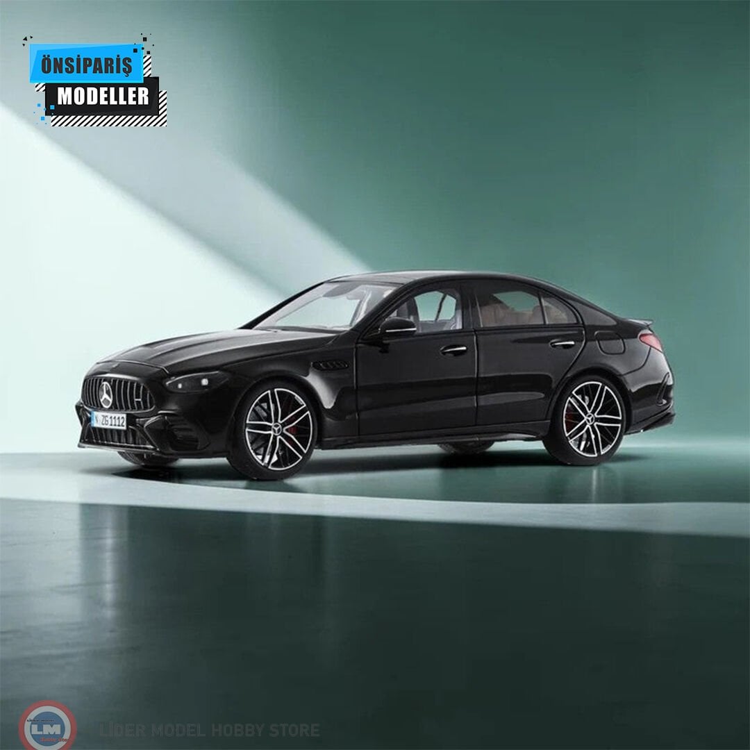 1:18 NZG 2024 Mercedes Benz C63 S E-Performance  Obsidian Black