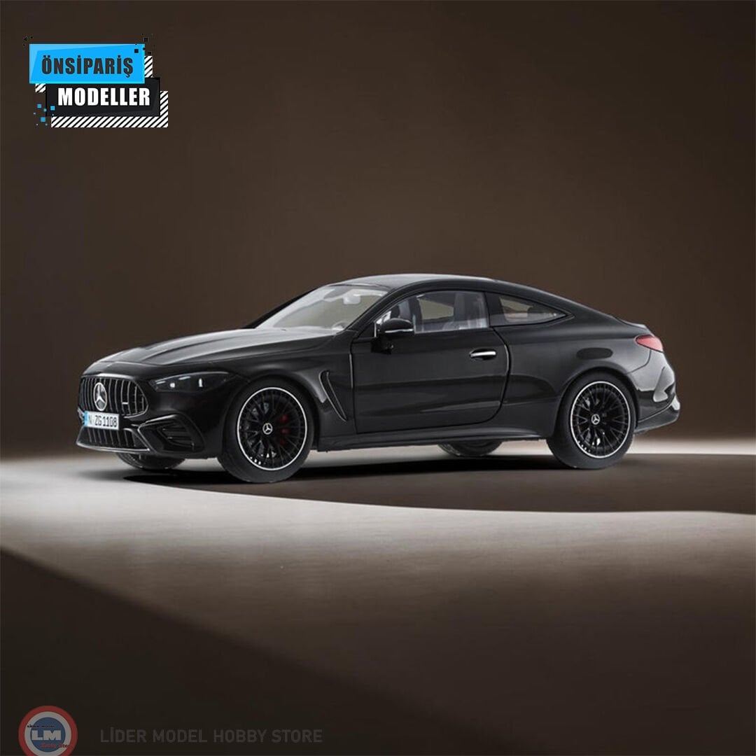 1:18 NZG 2024 Mercedes Benz CLE 53 AMG Coupe Obsidian Black