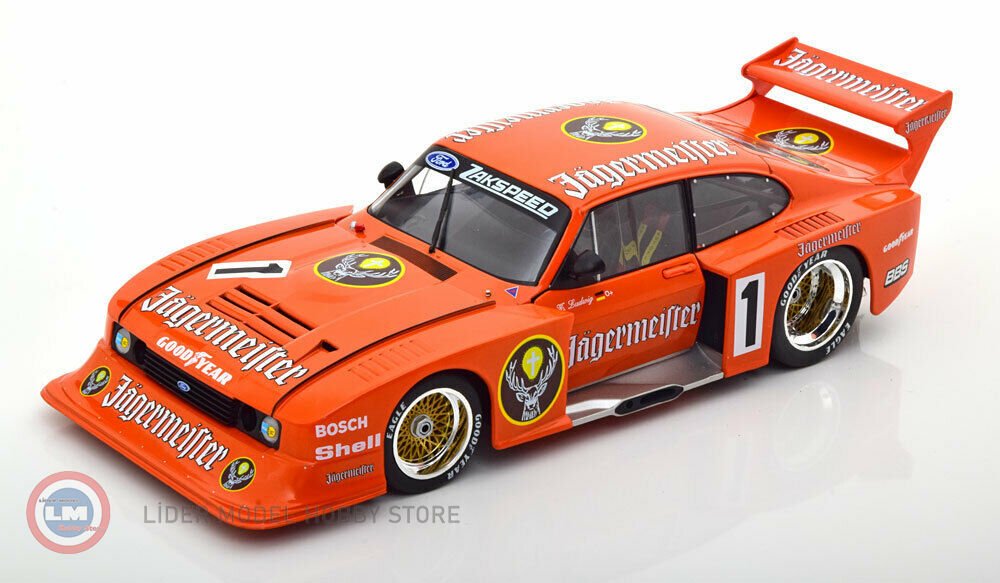 1:18 1982 Ford Capri Gruppe 5 #1 Jagermeister - Klaus Ludwig