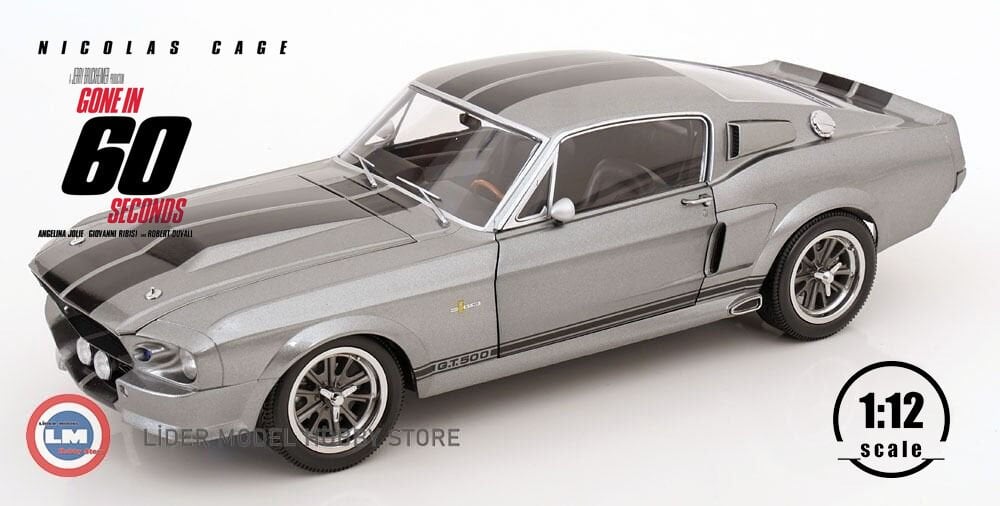 1:12 KK Scale 1967 Ford Mustang Shelby GT500 Eleanor Gone in 60 Seconds