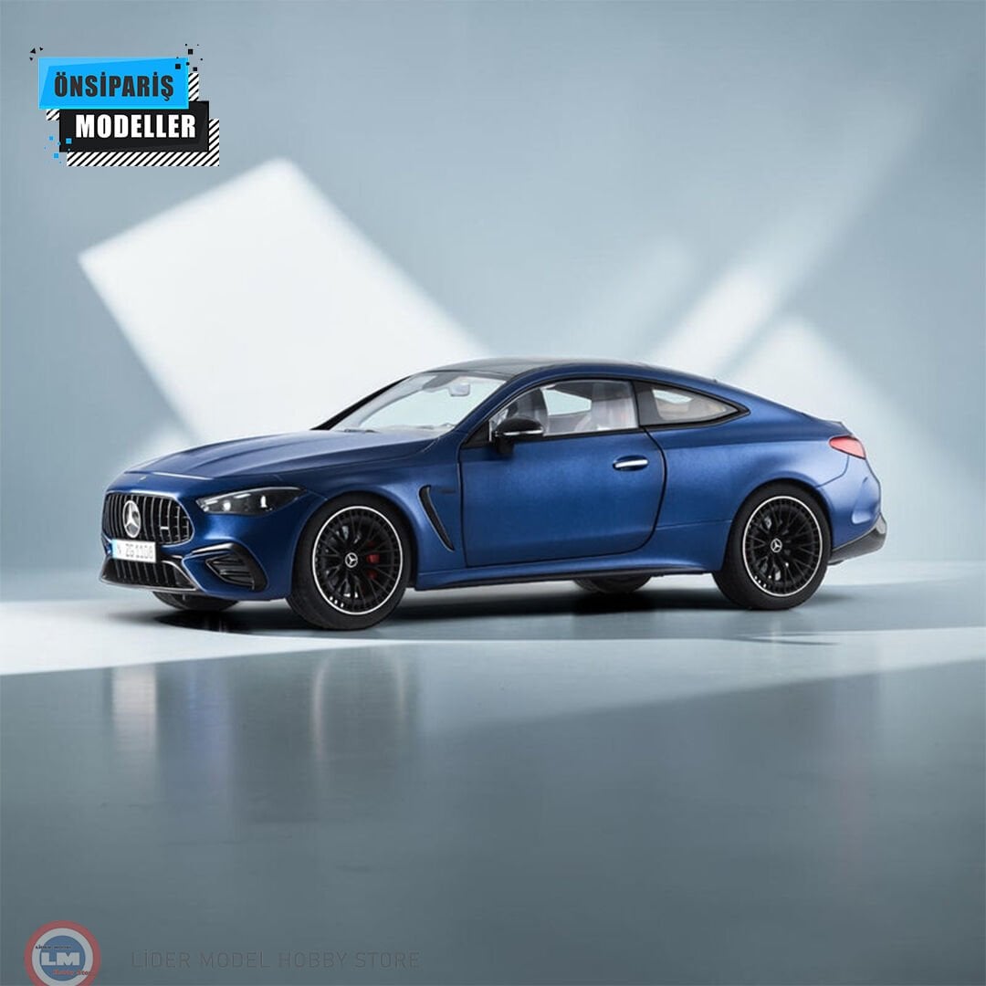 1:18 NZG 2024 Mercedes Benz CLE 53 AMG Coupe Spectral Blue