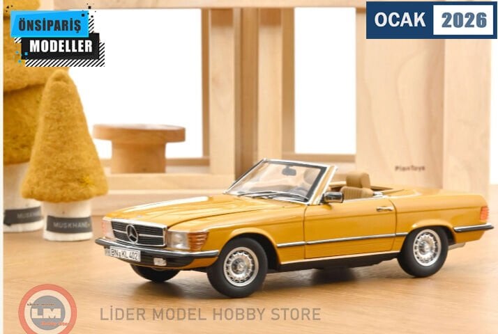 1:18 Norev 1975 Mercedes Benz 450 SL R107  - Cayenne orange