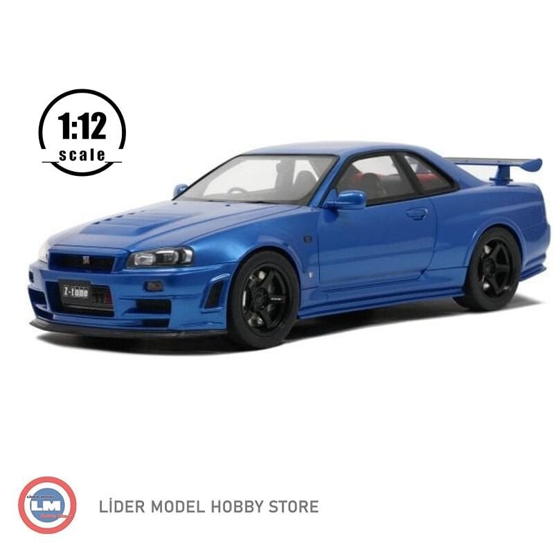 1:12 OTTO 2005 Nissan R34 GT-R Nismo Z-Tune Bayside Blue