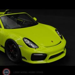 1:18 Spark 2016 Porsche Boxster Spyder Type 981 ''Kiwi''  - Light Green
