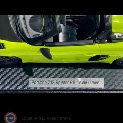 1:18 Spark 2016 Porsche Boxster Spyder Type 981 ''Kiwi''  - Light Green