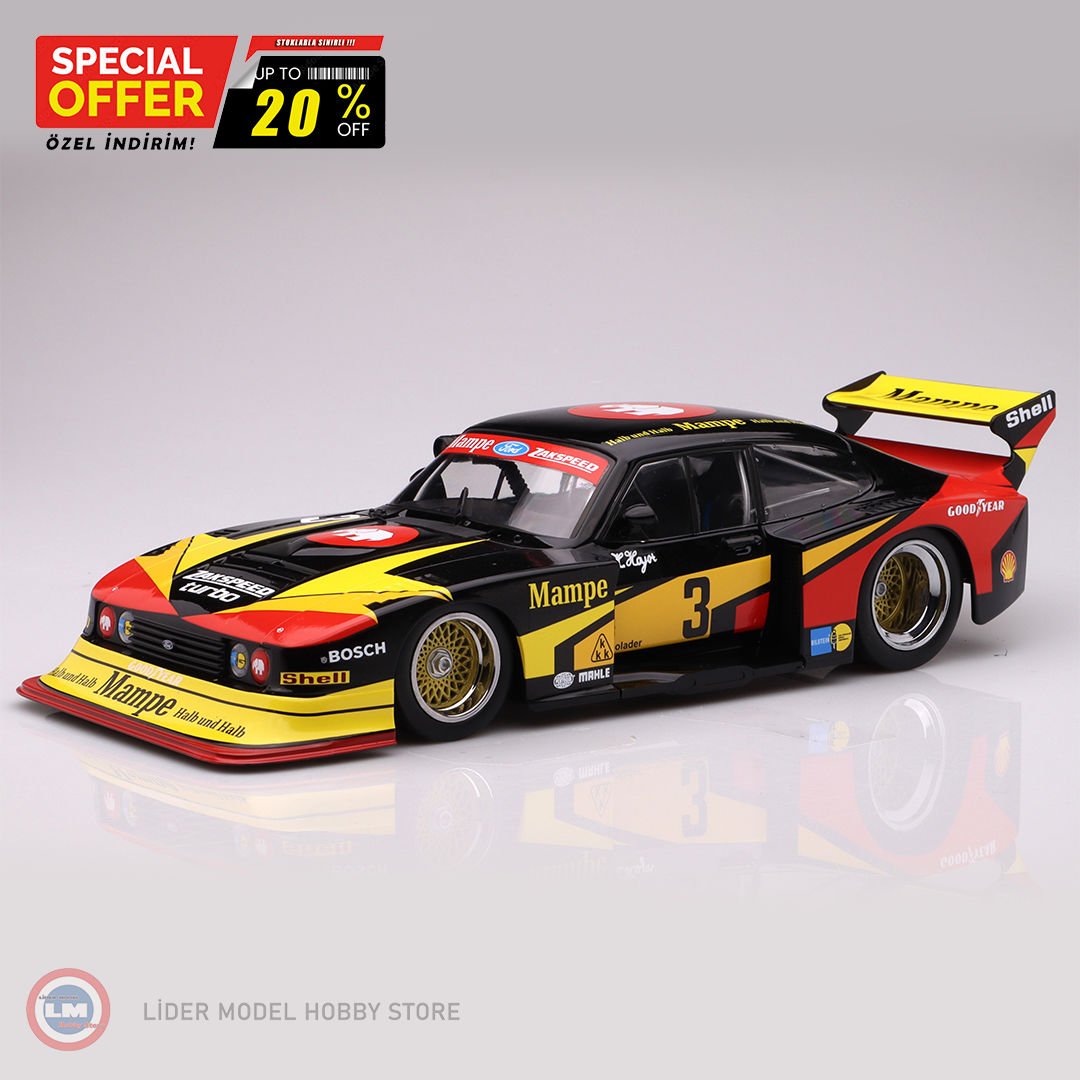 1:18 MCG 1979 Ford Capri Turbo Gr.5 #3 Mampe