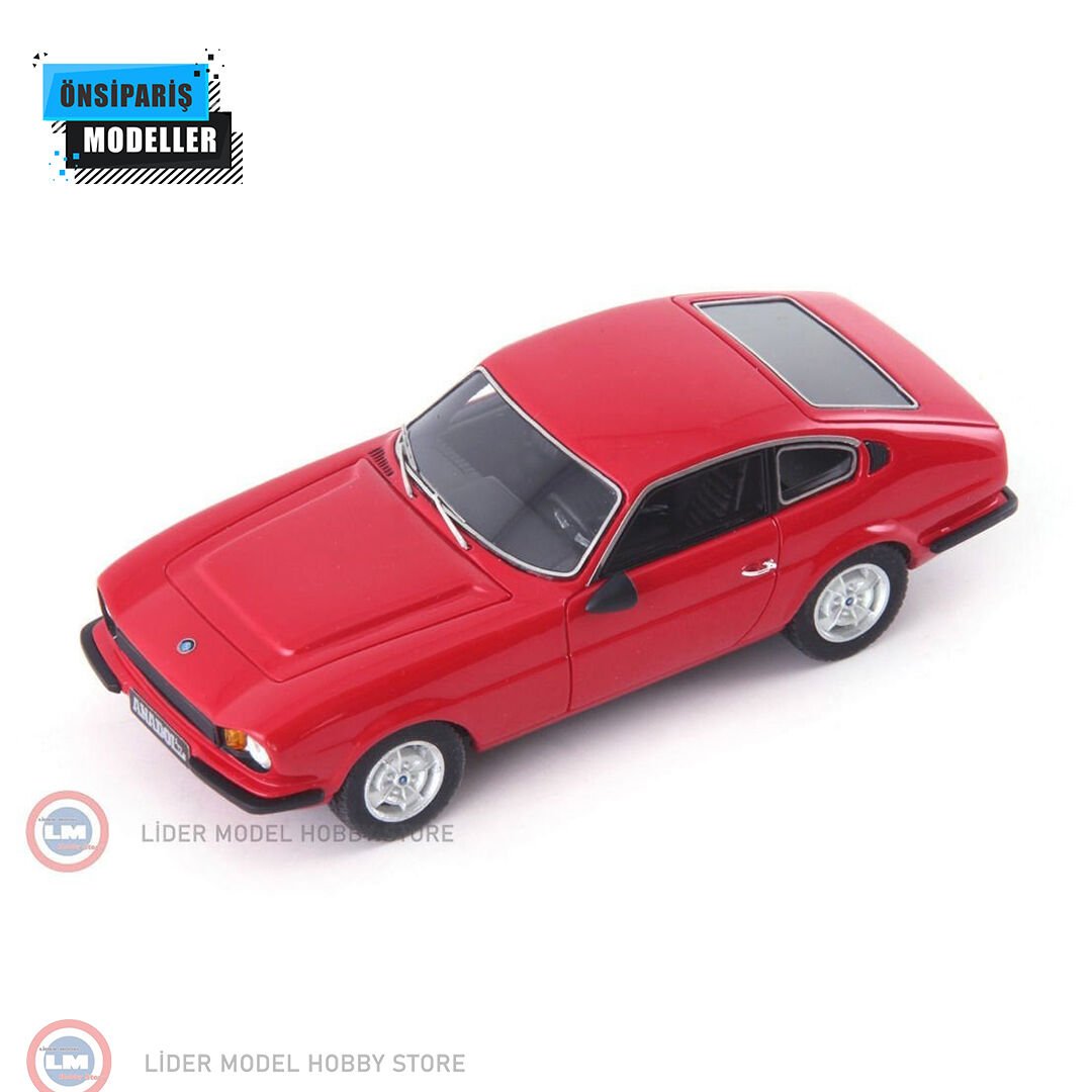 1:43 AutoCult 1972 ANADOL  STC-16 Kırmızı - Türkiye