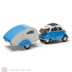 1:18 Minichamps 1960 BMW Isetta With Trailer