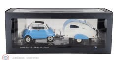 1:18 Minichamps 1960 BMW Isetta With Trailer