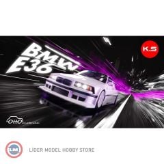 1:18 OTTO 2022 BMW E36 Khyzyl Saleem Alpine White Project Cars Serisi