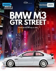1:18 2001 BMW E46 M3 GTR Street Titan Silver