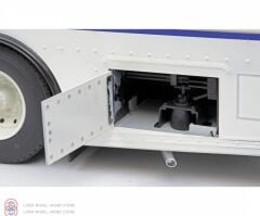 1:18 Schuco Mercedes Benz O 317 Race Car Transporter Rothmans Porsche