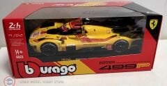 1:24 Burago Ferrari 499P 3.0L TURBO V6 #83 - WINNER LeMans 2025