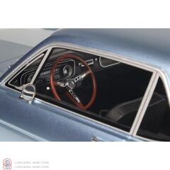 1:12 OTTO 1965 Ford Mustang V8 Hardtop Silver Blue Pony