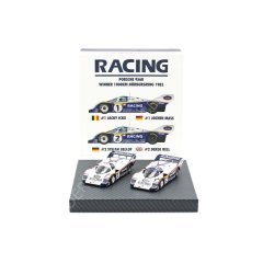 1:43 1983 Porsche 956K #1 ve #2 Double Set Rothmans 1000 KM Nürburgring