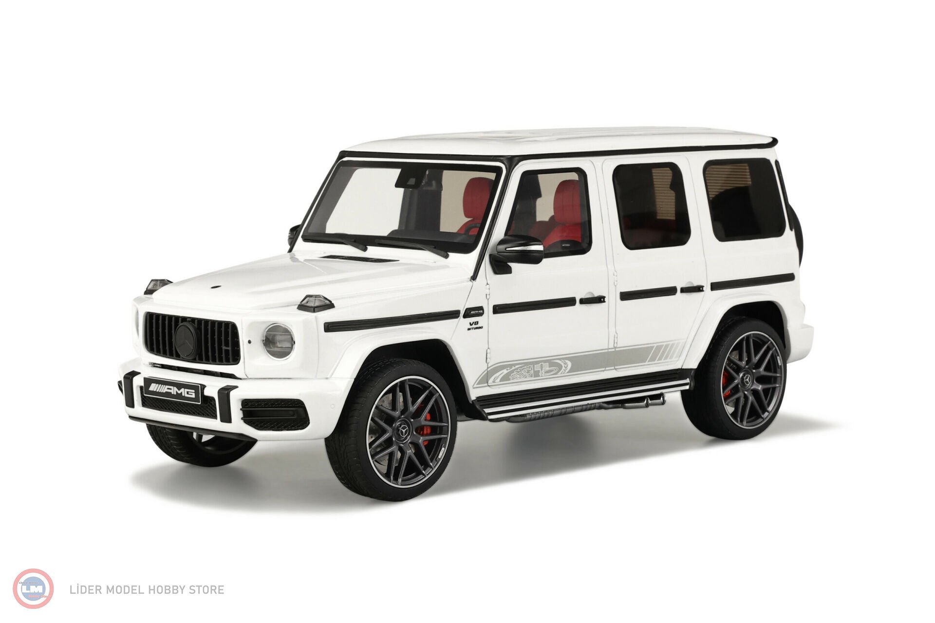 1:18 2022 Mercedes-Benz G63 AMG Edition 55-Opalite White