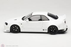 1:18 OTTO 2019 Nissan Skyline GT-R R34 KRC Body Kit Pearl White QX1