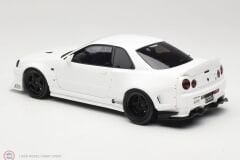 1:18 OTTO 2019 Nissan Skyline GT-R R34 KRC Body Kit Pearl White QX1