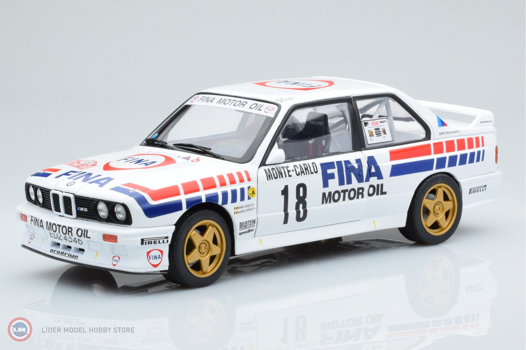 1:18 Solido 1989 BMW M3 (E30) #18 RALLY MONTE CARLO