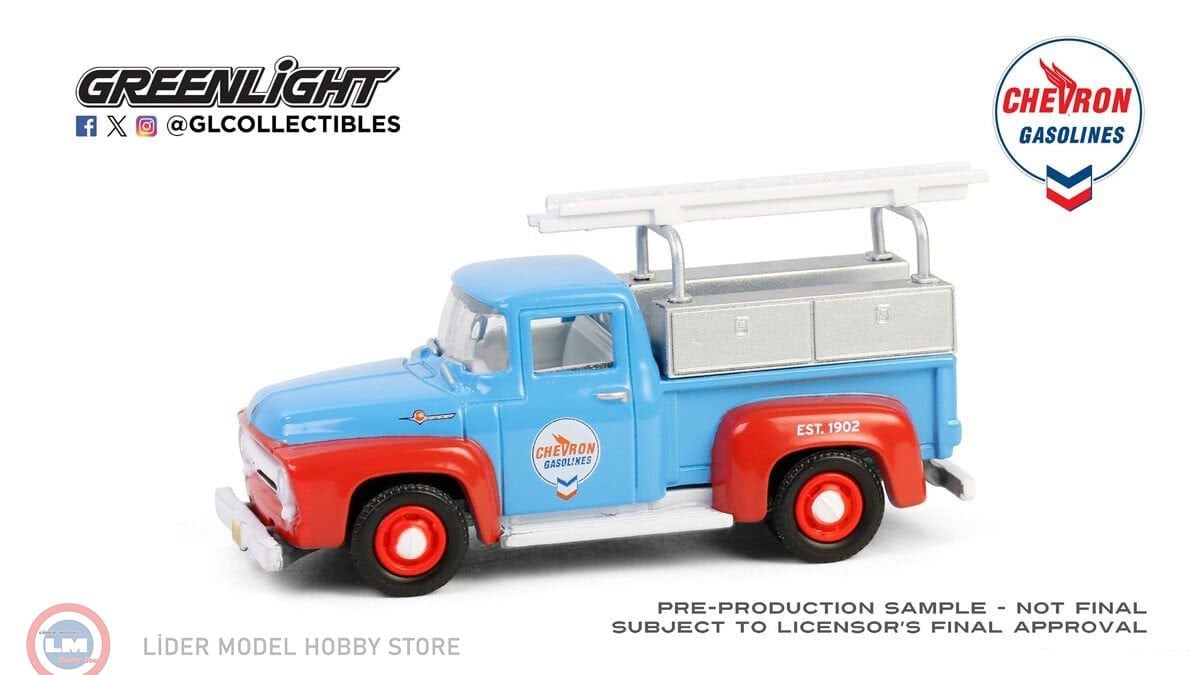1:64 Greenlight 1956 Ford F100 with Tool Boxes and Ladders