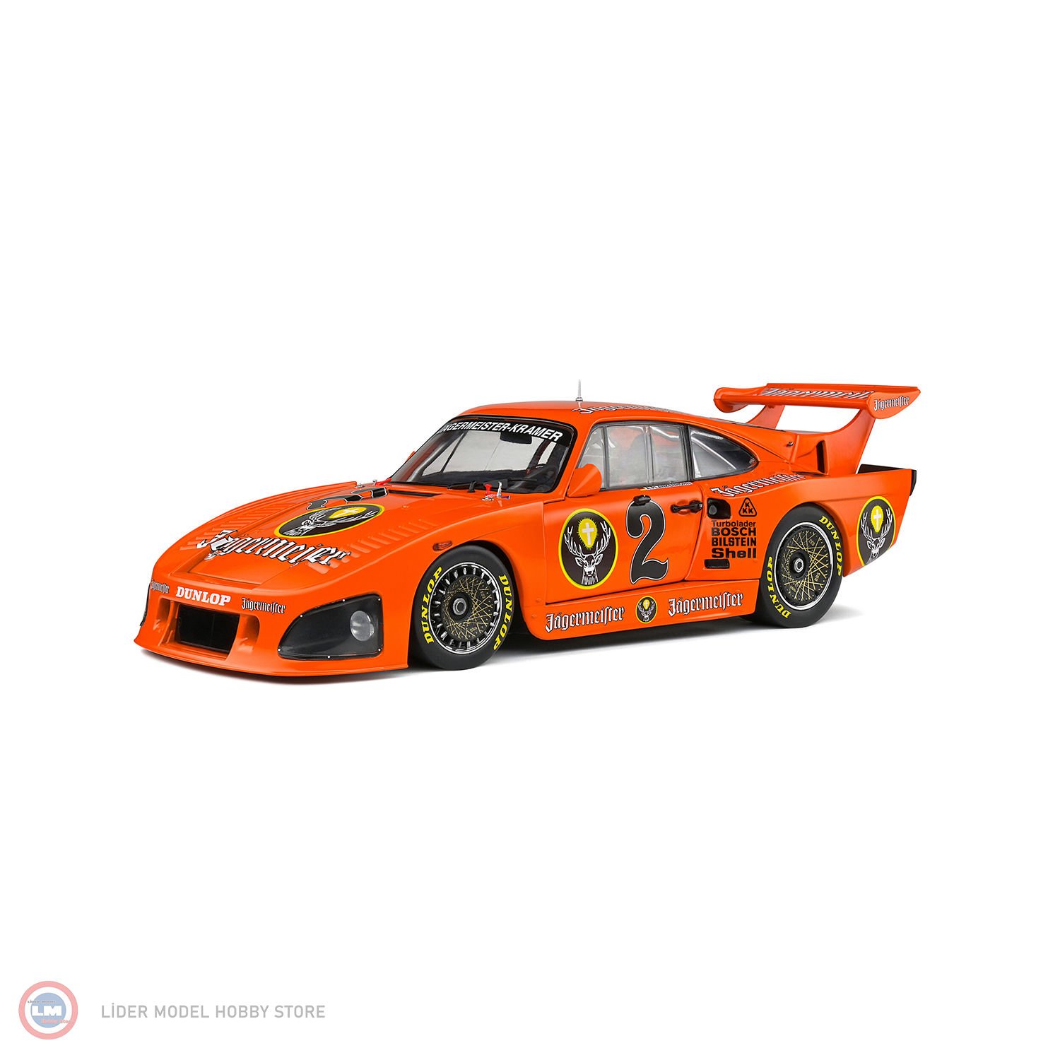 1:18 Solido 1980 Porsche 935 K3 Jagermeister #2 DRM