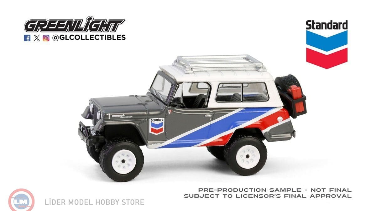 1:64 Greenlight 1970 Jeep Jeepster Commando with Off Road Parts