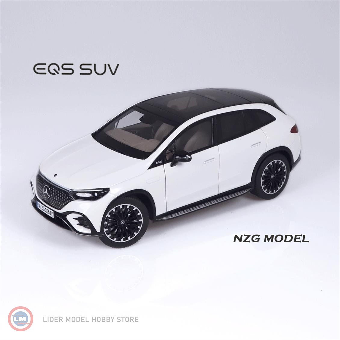 1:18 2023 Mercedes Benz EQS SUV, AMG Line, X296