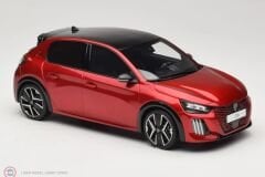 1:18 OTTO 2024 Peugeot 208 GT Hybrid Red Elixir