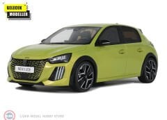 1:18 OTTO 2024 PEUGEOT E-208 GT JAUNE AGUEDA