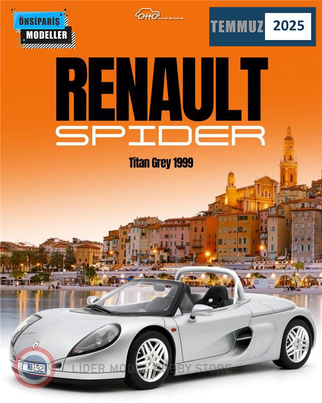 1:18 1999 Renault Spider Titan Grey
