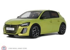 1:18 OTTO 2024 PEUGEOT E-208 GT JAUNE AGUEDA
