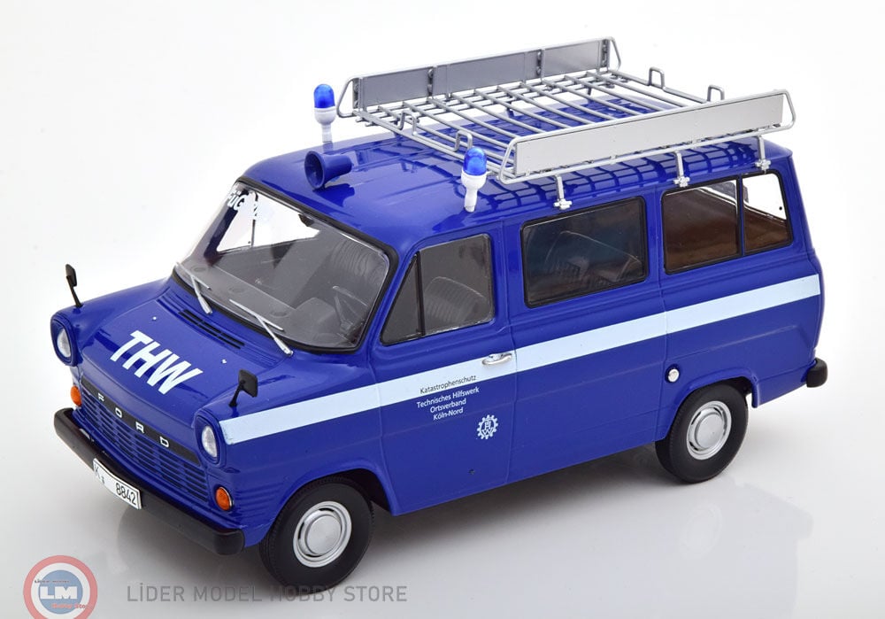 1:18 KK Scale Ford Transit Bus MK1 1965 THW Köln