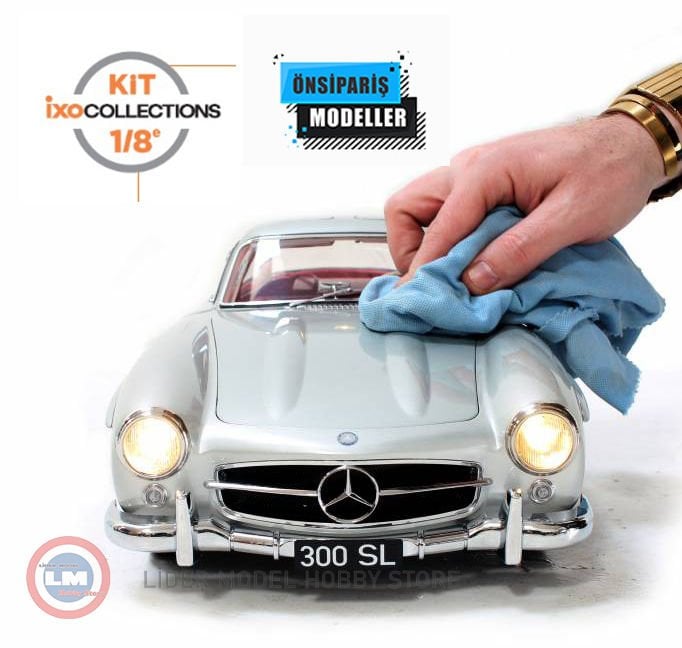 1:8 Ölçek 1955 Mercedes Benz 300SL Gullwing