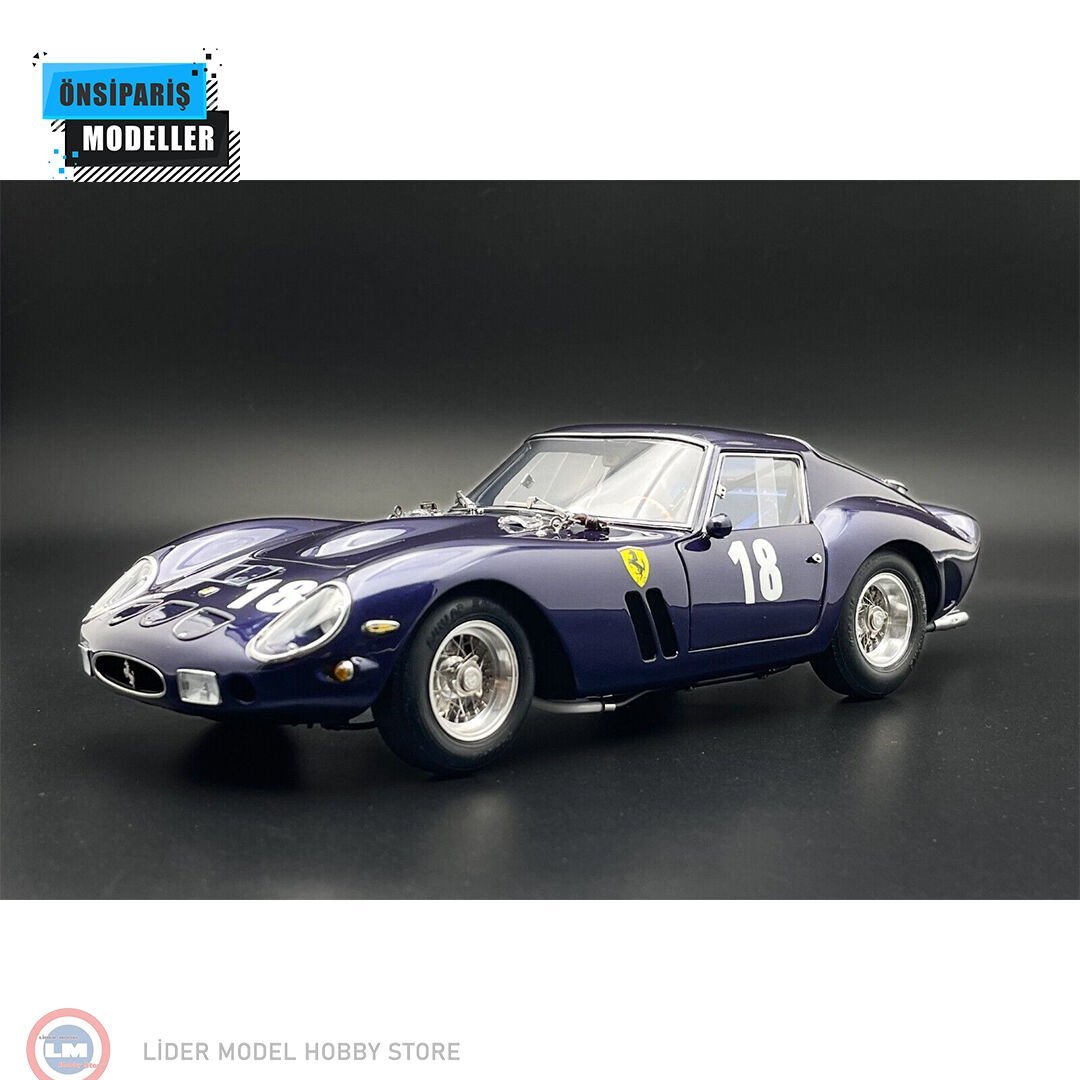 1:18 CMC 2004 Ferrari 250 GTO, LHD, Chassis #18 Monterey Historical Races Laguna Seca