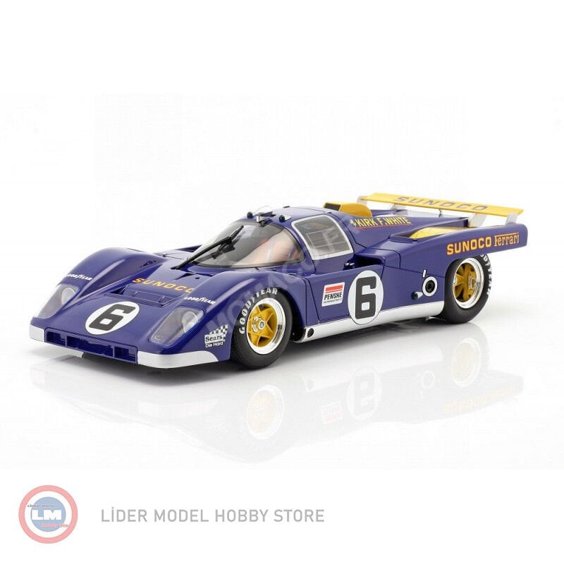 1:18 WERK83 Ferrari 512M Sunoco #6 - 3rd Daytona 1971