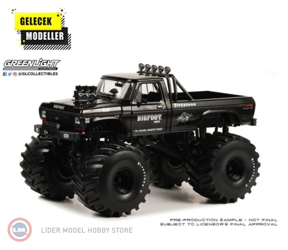 1:18 Greenlight 1974 Ford F-250 Monster Truck Big Foot with 66-Inch Tires