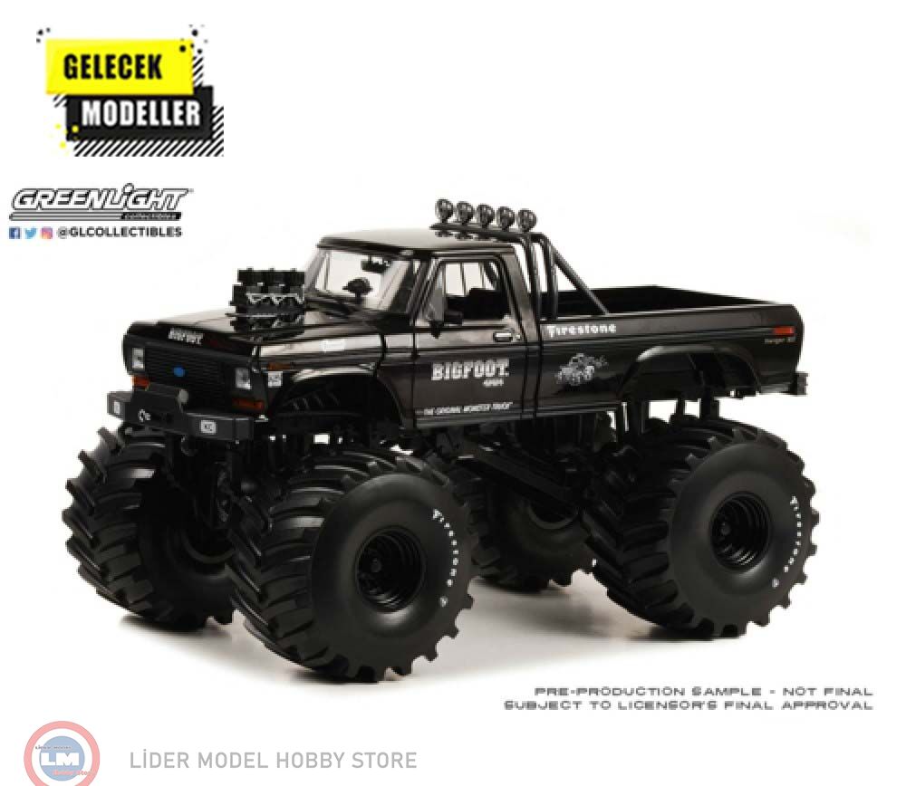 1:18 Greenlight 1974 Ford F-250 Monster Truck Big Foot with 66-Inch Tires