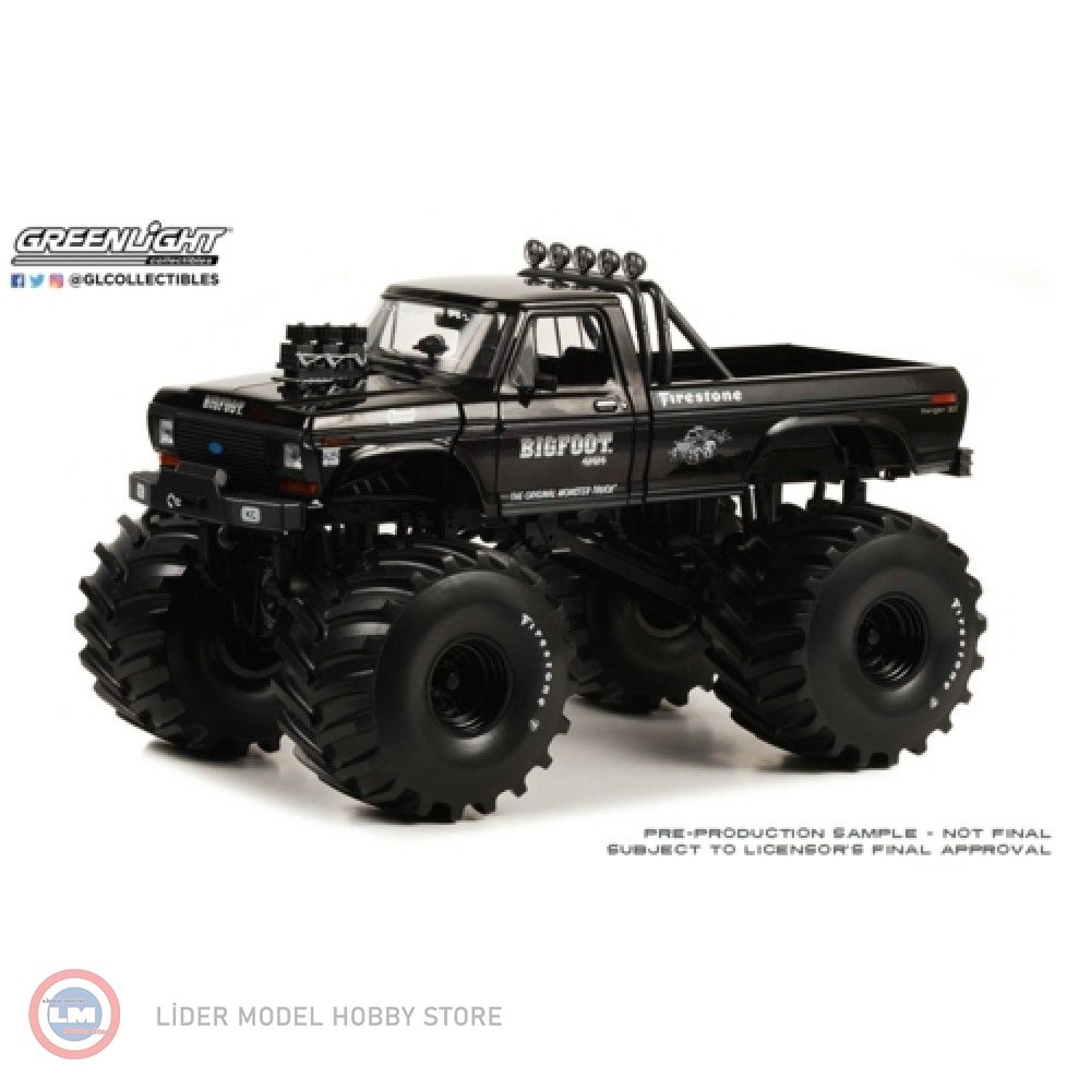 1:18 Greenlight 1974 Ford F-250 Monster Truck Big Foot with 66-Inch Tires