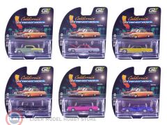 1:64 Greenlight 1964 Chevrolet Biscayne Lowrider Silver Metallic Red Two Tone