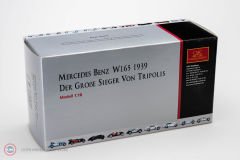 1:18 CMC 1939 Mercedes Benz F1 W165 SPIDER DER GROSSE SIEGER VON TRIPOLIS