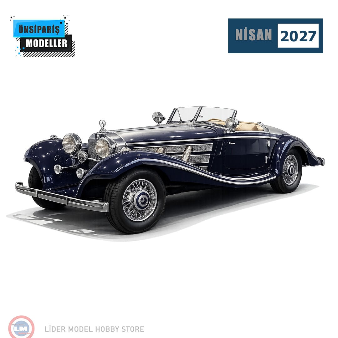 1:18 CMC Mercedes Benz 500K Spezial Roadster Blue