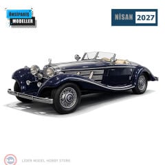 1:18 CMC Mercedes Benz 500K Spezial Roadster Blue