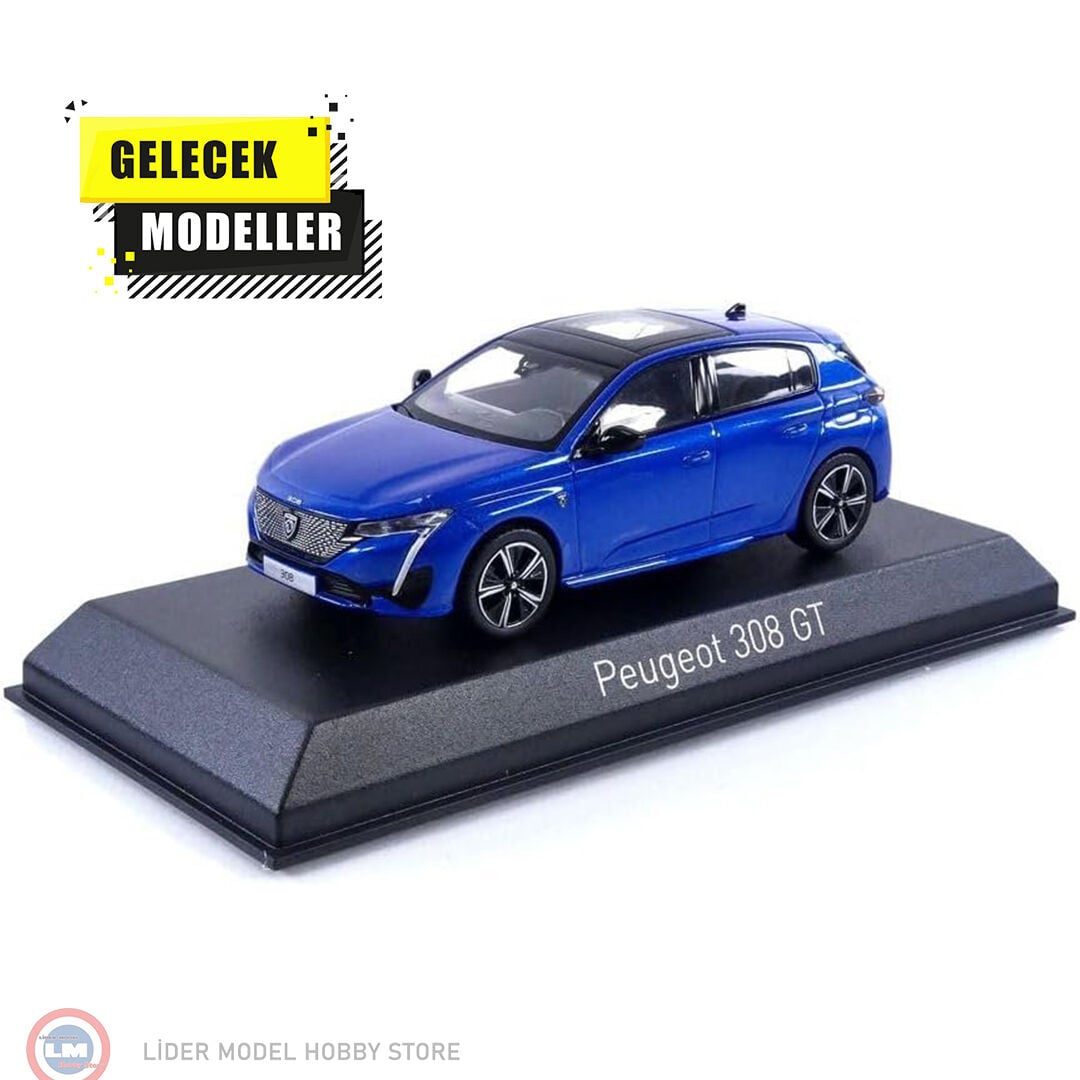 1:43 Norev 2021 Peugeot 308 GT Mavi